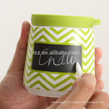 420ml ceramic storage jar with spoon